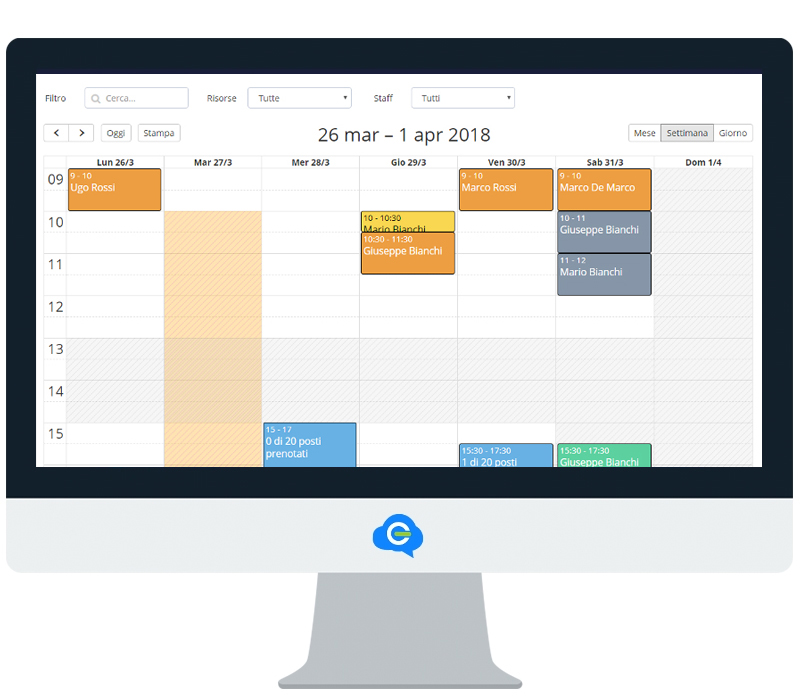 software prenotazione online e gestione appuntamenti